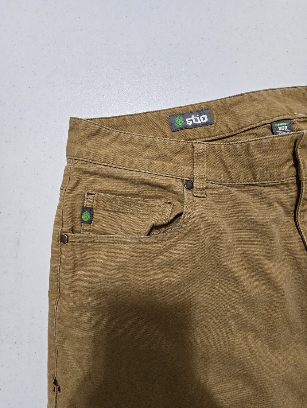 Stio 24/25 Men's Rivet Canvas Pant Barren Brutte Tan 35X30 Outdoor Cabincore - Picture 7 of 12